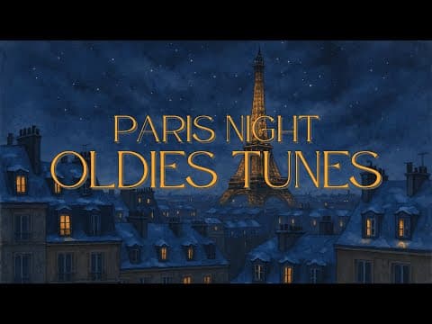 Classic Tunes in Paris — Listening to Vintage Jazz with Fireplace