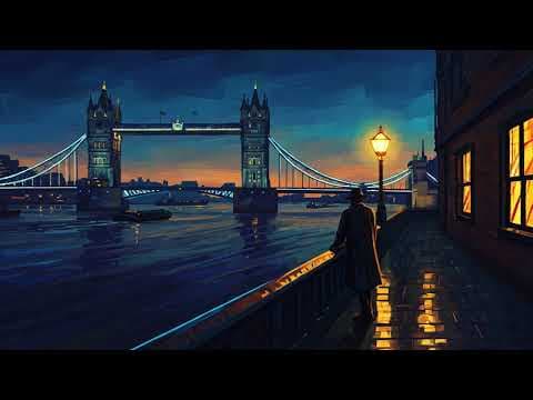 1942 Foggy London Docks | Relaxing Vintage Noir Jazz for Study and Focus