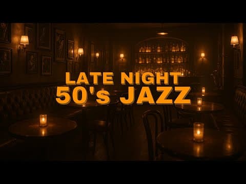 Late Rainy Night Vintage 50s Jazz — Relaxing Oldies Jazz